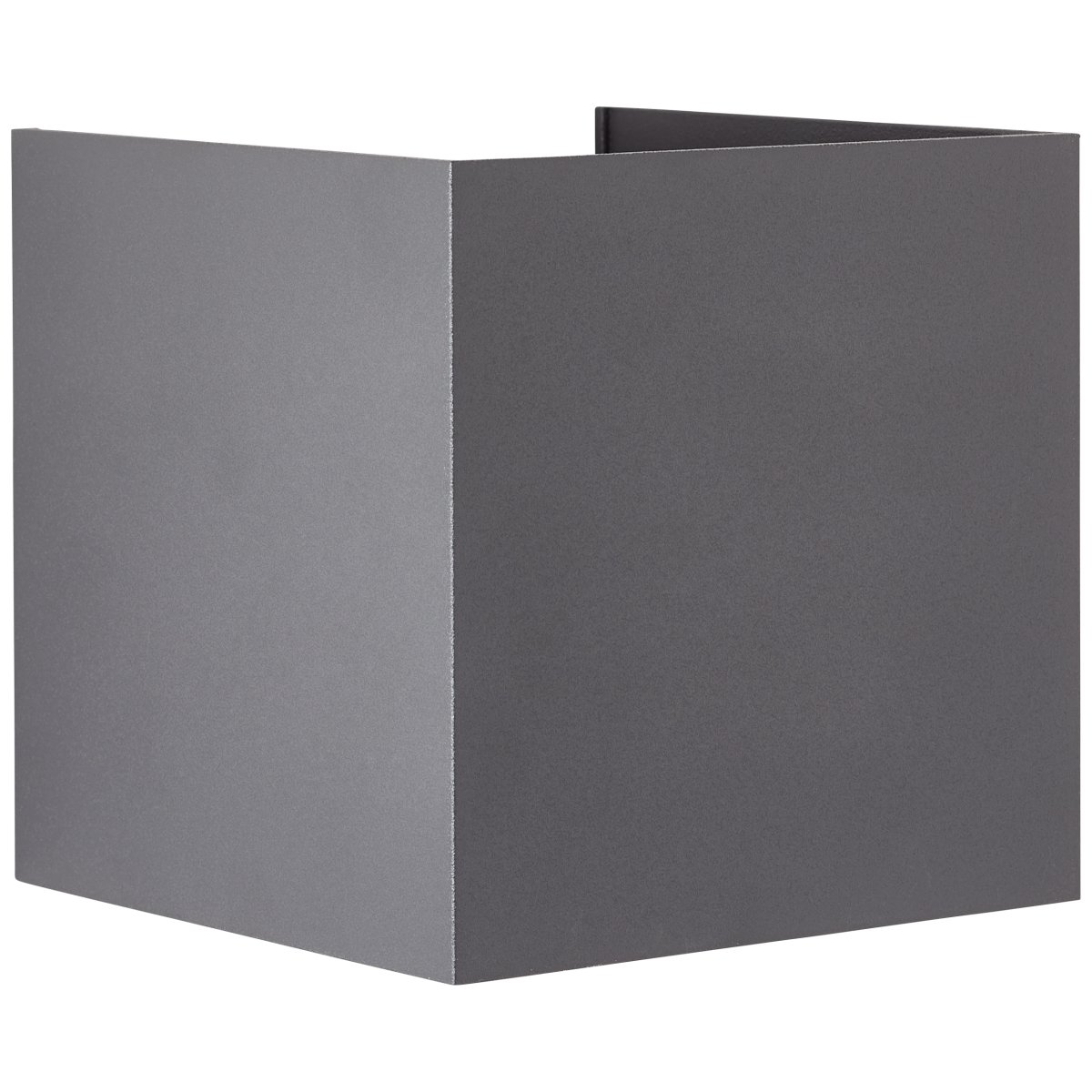 Hilly Gris oscuro lámpara de exterior De Brilliant - Está equipado con tecnología LED de bajo consumo y dispone de lamas orientables que permiten ajustar la distribución de la luz según las necesidades.