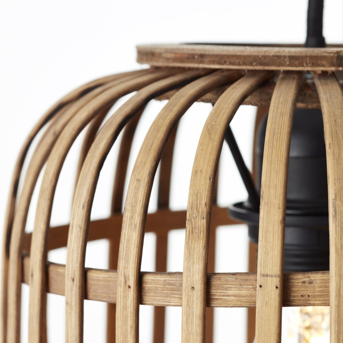 Woodrow Ø22 Naturaleza Lámpas de techo De Brilliant - El cable de la lámpara se puede ajustar en longitud para adaptarse óptimamente a su ubicación.