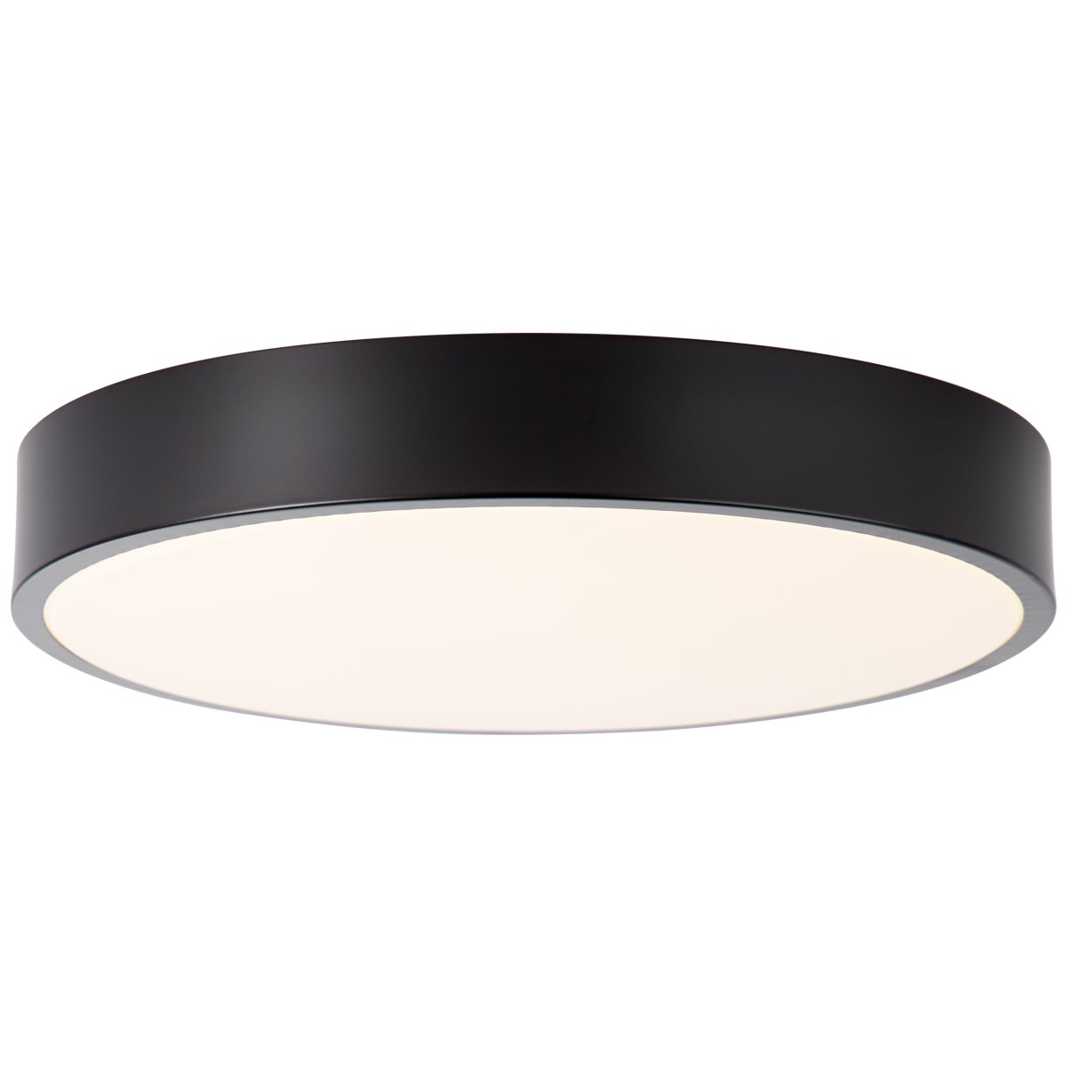 Slimline Ø33 Negro plafón De Brilliant - La luz del techo suele ser la fuente de luz central en cualquier habitación y la luz de techo delgada es una excelente opción.