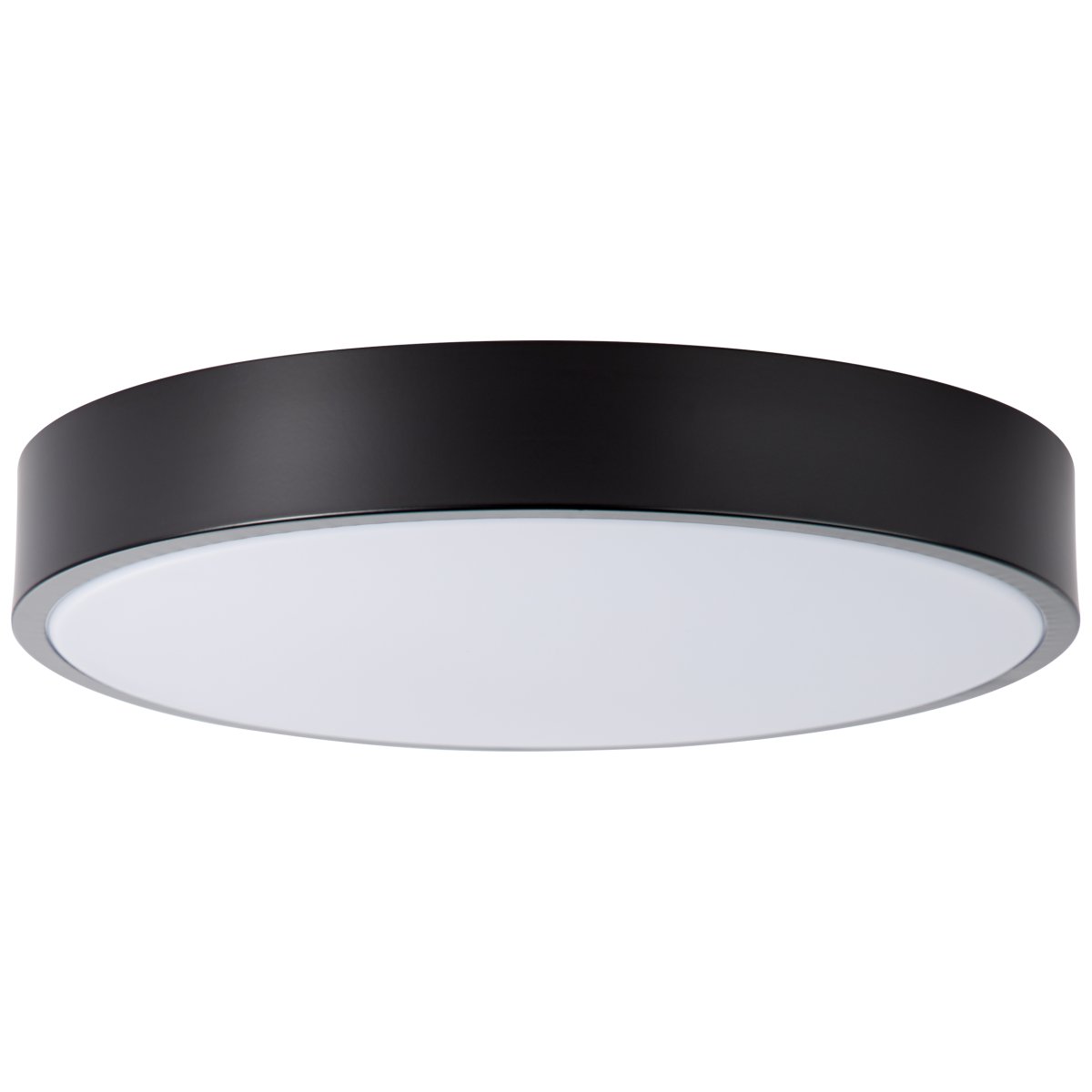 Slimline Ø33 Negro plafón De Brilliant - La luz del techo suele ser la fuente de luz central en cualquier habitación y la luz de techo delgada es una excelente opción.