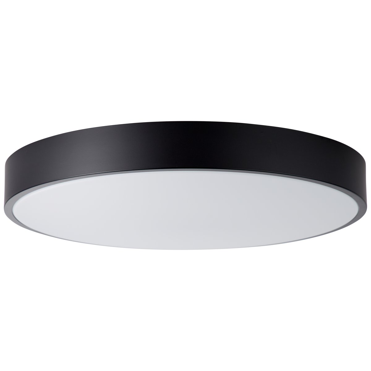 Slimline Ø50 Negro plafón De Brilliant - La l&aacute;mpara tambi&eacute;n cuenta con una funci&oacute;n de luz nocturna y un temporizador, lo que la hace pr&aacute;ctica para habitaciones donde se necesita luz de orientaci&oacute;n por la noche.