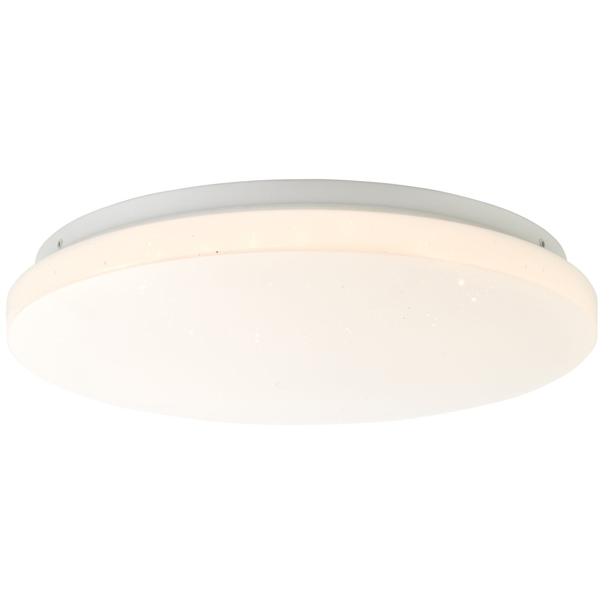 Farica Starry Ø30 Blanco cálido plafón De Brilliant - La l&aacute;mpara presenta un efecto de cielo estrellado, con peque&ntilde;os puntos transparentes en la pantalla que se asemejan a estrellas brillantes, lo que la hace ideal para dormitorios y habitaciones infantiles.