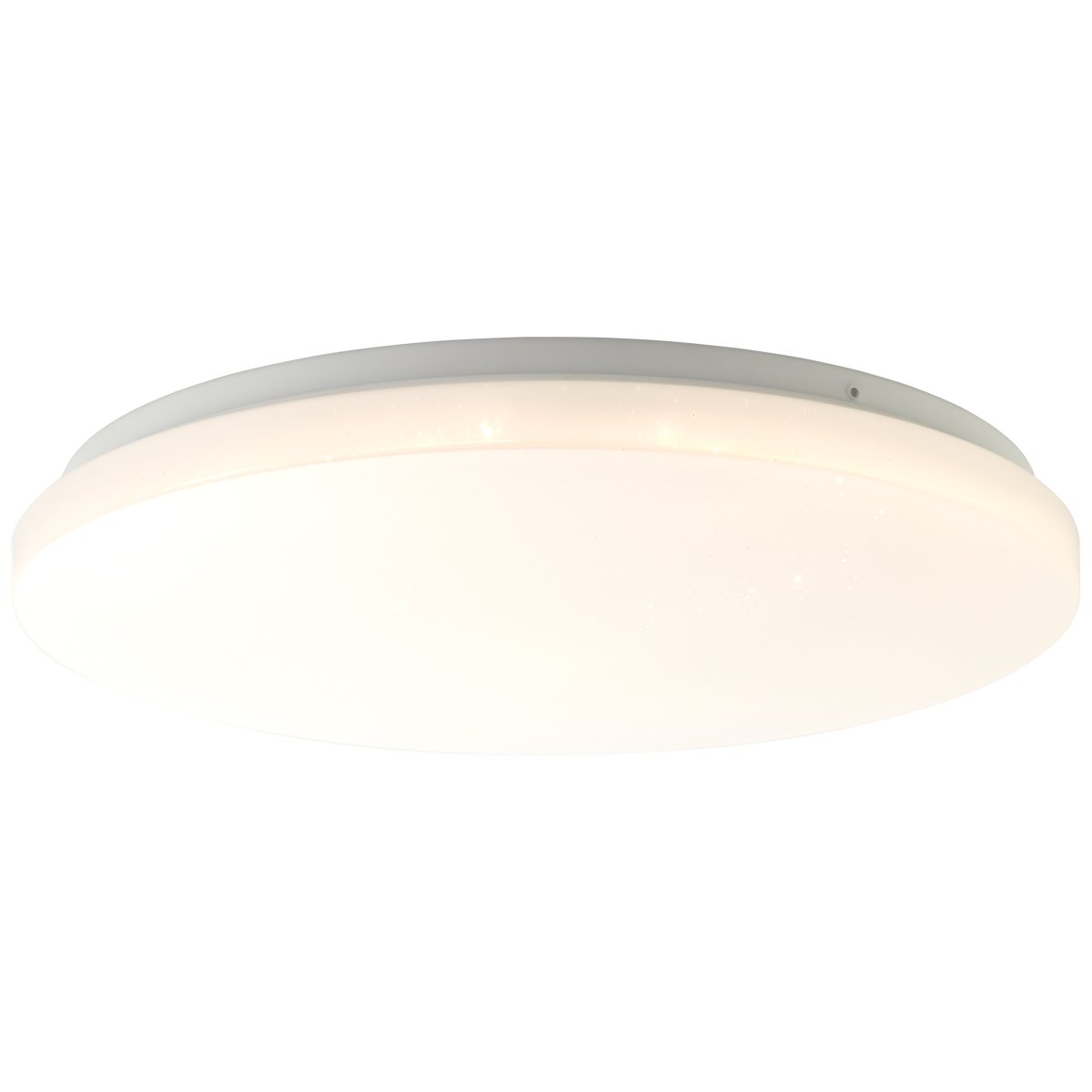 Farica Starry Ø34 Blanco cálido plafón De Brilliant - La l&aacute;mpara presenta un efecto de cielo estrellado, con peque&ntilde;os puntos transparentes en la pantalla que se asemejan a estrellas brillantes, lo que la hace ideal para dormitorios y habitaciones infantiles.