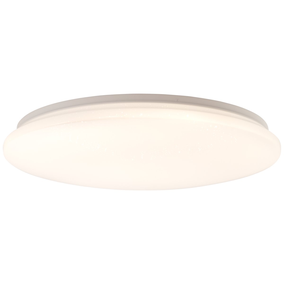 Farica Starry Ø50 Blanco cálido plafón De Brilliant - La l&aacute;mpara presenta un efecto de cielo estrellado, con peque&ntilde;os puntos transparentes en la pantalla que se asemejan a estrellas brillantes, lo que la hace ideal para dormitorios y habitaciones infantiles.