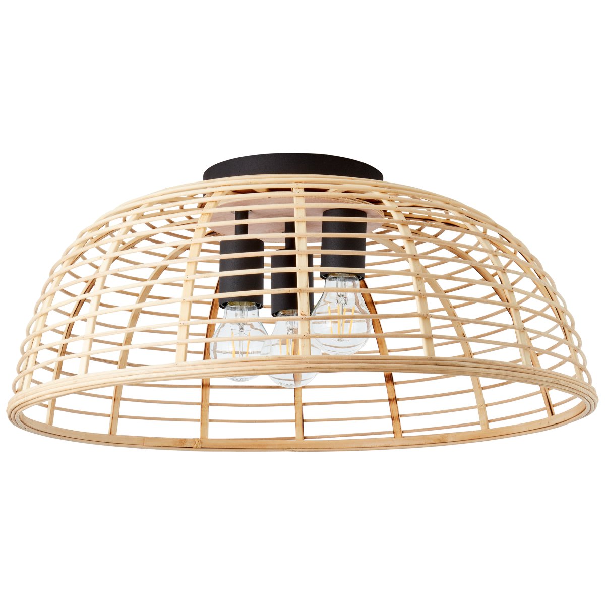 Crosstown Ø56 Madera clara plafón De Brilliant - La l&aacute;mpara de techo Crosstown emite una luz acogedora y agradable y es adecuada tanto para comedores como para pasillos.