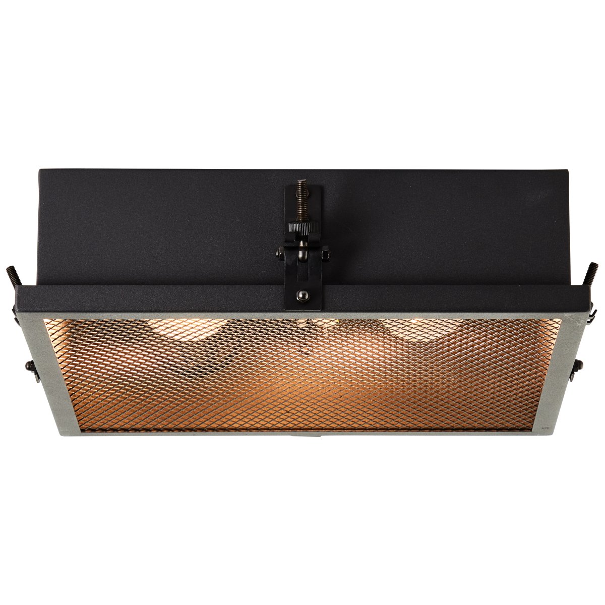 Zois 34cm Negro plafón De Brilliant - La lámpara de techo Zois está diseñada en estilo industrial y crea una atmósfera única en el hogar.