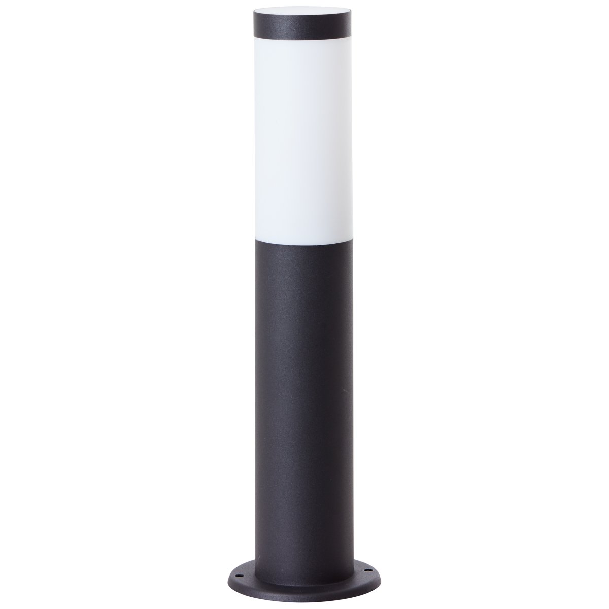 Dody 45cm Negro balizas De Brilliant - La lámpara tiene un grado de protección IP44 y, por lo tanto, es resistente a salpicaduras, lo que la hace perfecta para uso en exteriores, incluso en entornos menos protegidos.