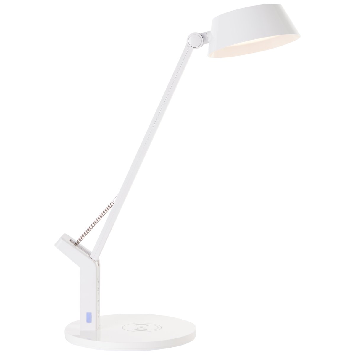 Kaila 40cm Blanco lámpara de escritorio De Brilliant - La lámpara tiene un regulador táctil que permite regular cómodamente el brillo y, gracias a la tecnología CCT, ofrece la opción de elegir entre luz blanca cálida y blanca fría.