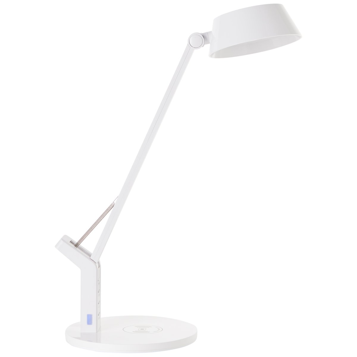 Kaila 40cm Blanco lámpara de escritorio De Brilliant - La lámpara tiene un regulador táctil que permite regular cómodamente el brillo y, gracias a la tecnología CCT, ofrece la opción de elegir entre luz blanca cálida y blanca fría.
