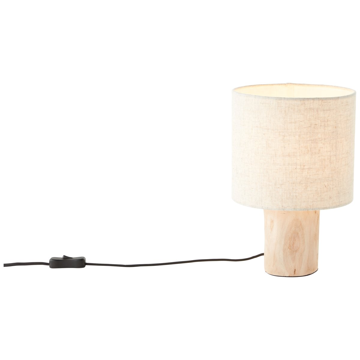 Pia 30cm Naturaleza lámpara de mesa De Brilliant - La lámpara de mesa Pia es la iluminación complementaria perfecta en el salón o como lámpara de noche.