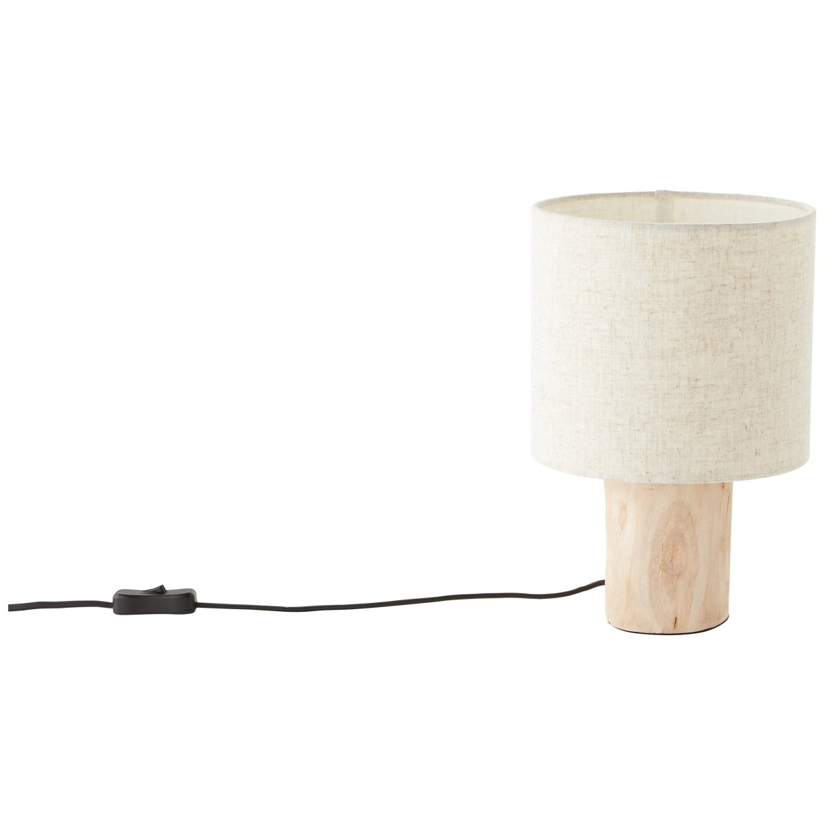Pia 30cm Naturaleza lámpara de mesa De Brilliant - La lámpara de mesa Pia es la iluminación complementaria perfecta en el salón o como lámpara de noche.