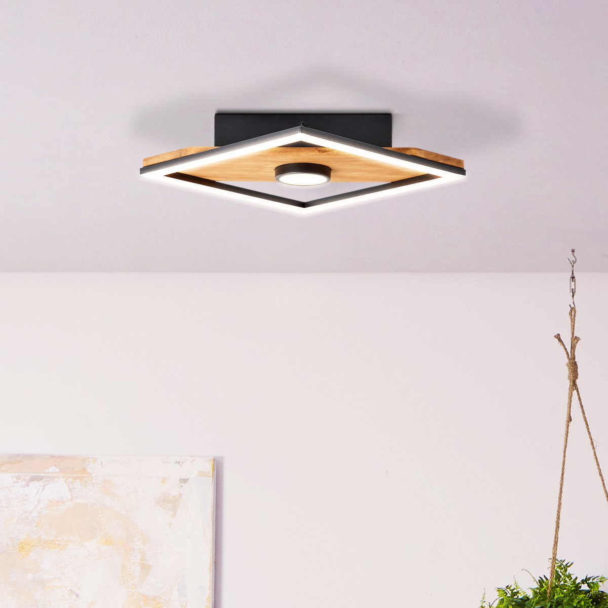 Woodbridge 25cm Madera plafón De Brilliant - Los componentes de madera cuentan con la certificaci&oacute;n FSC, lo que significa que proceden de bosques gestionados de forma sostenible donde la protecci&oacute;n del medio ambiente y las condiciones de trabajo seguras son las m&aacute;ximas prioridades.