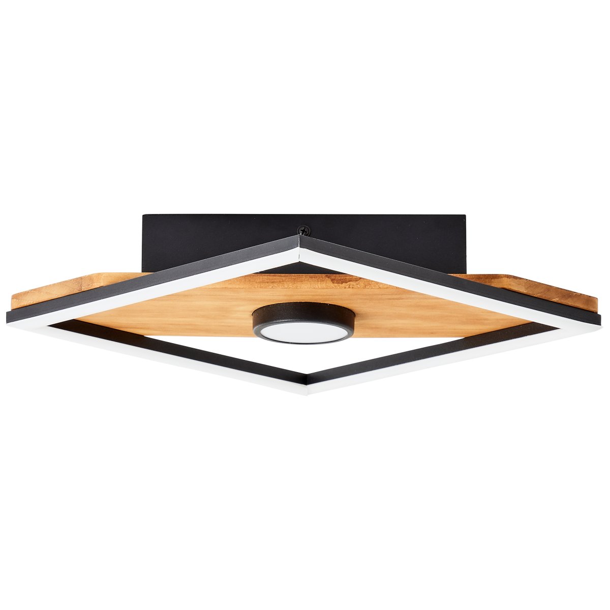 Woodbridge 25cm Madera plafón De Brilliant - Los componentes de madera cuentan con la certificaci&oacute;n FSC, lo que significa que proceden de bosques gestionados de forma sostenible donde la protecci&oacute;n del medio ambiente y las condiciones de trabajo seguras son las m&aacute;ximas prioridades.
