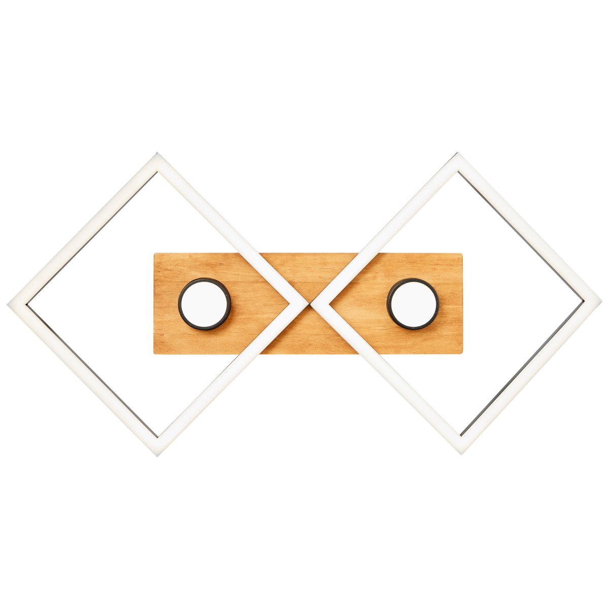 Woodbridge 70cm Madera plafón De Brilliant - La luz est&aacute; equipada con un regulador de intensidad de 3 etapas, que se controla a trav&eacute;s de un interruptor de pared est&aacute;ndar, lo que permite un ajuste c&oacute;modo del brillo seg&uacute;n sea necesario.