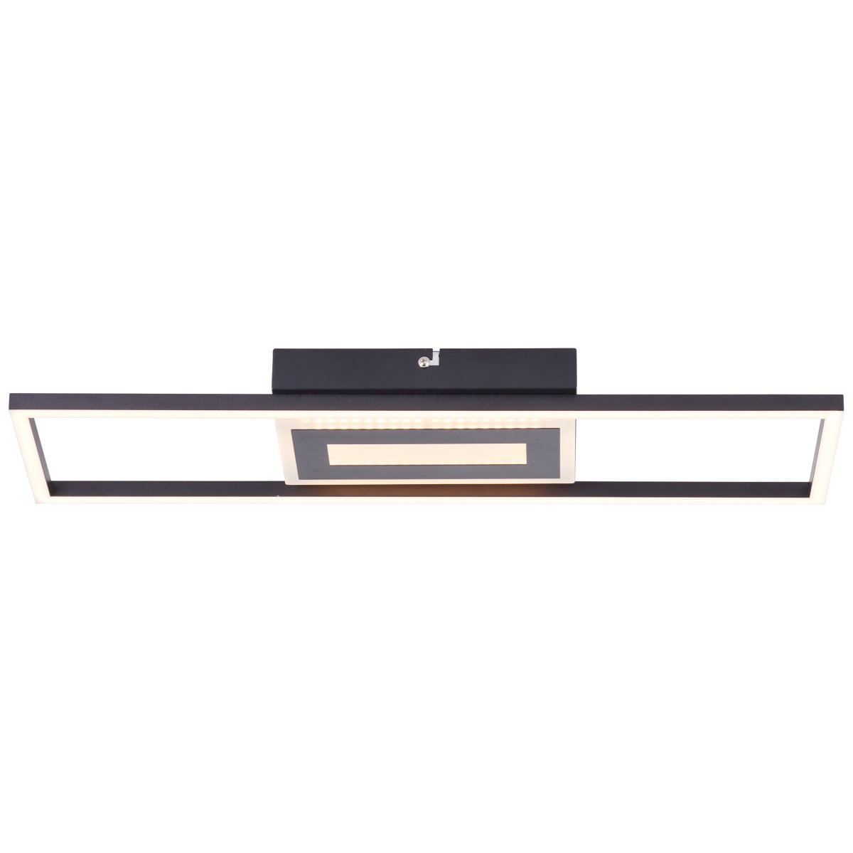 Besson 55cm Negro plafón De Brilliant - Con 2900 lúmenes, proporciona una luz lo suficientemente brillante como para servir como única fuente de luz en habitaciones de tamaño mediano.