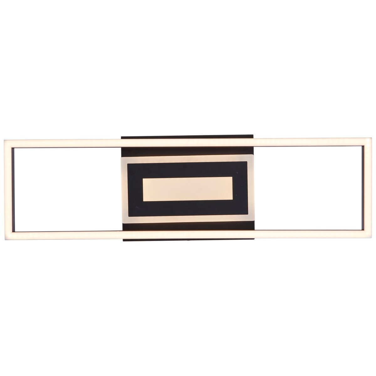 Besson 55cm Negro plafón De Brilliant - Con 2900 lúmenes, proporciona una luz lo suficientemente brillante como para servir como única fuente de luz en habitaciones de tamaño mediano.