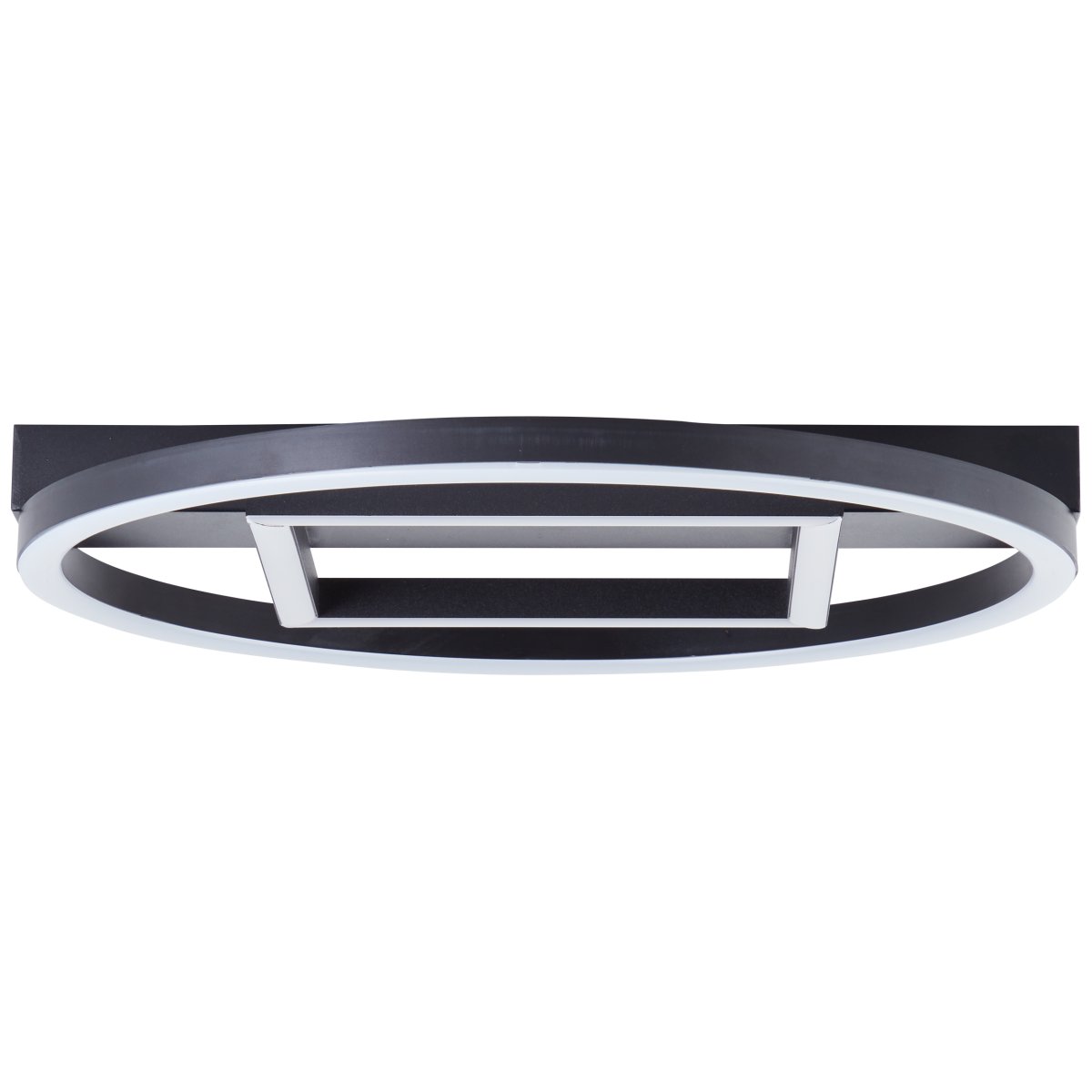 Maureen 37cm Negro plafón De Brilliant - Con tecnolog&iacute;a LED de bajo consumo y un brillo de 2500 l&uacute;menes, la l&aacute;mpara proporciona suficiente luz para habitaciones de tama&ntilde;o mediano.