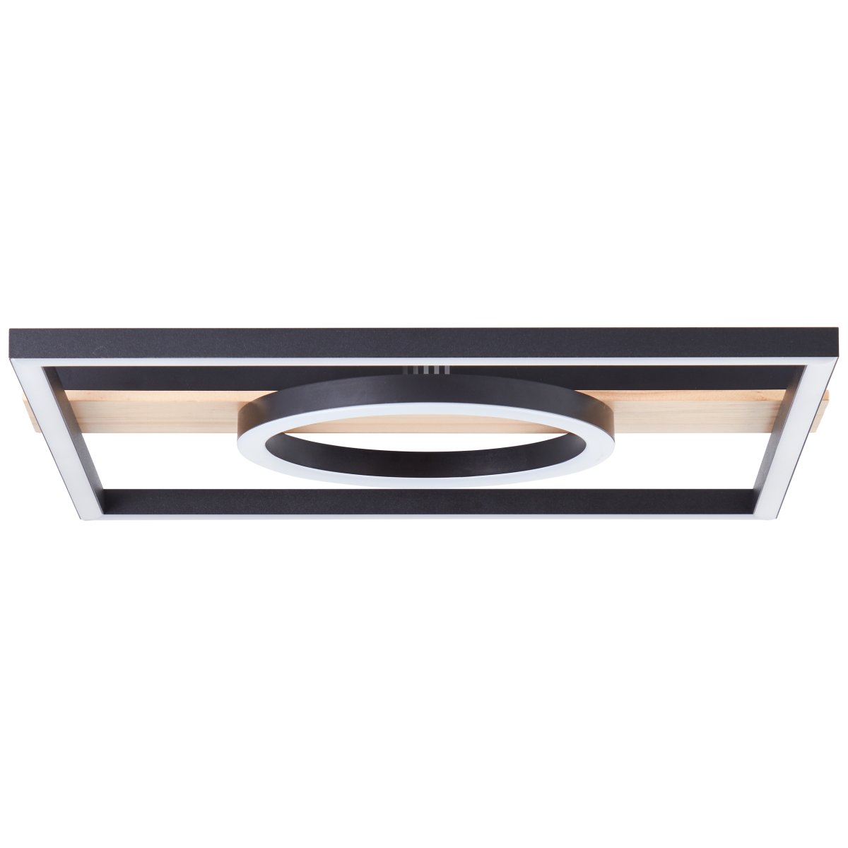 Maureen 42cm Negro plafón De Brilliant - Con un brillo de 2700 l&uacute;menes, proporciona una luz &oacute;ptima y la temperatura de color blanco c&aacute;lido de 3000 Kelvin crea una atm&oacute;sfera agradable.