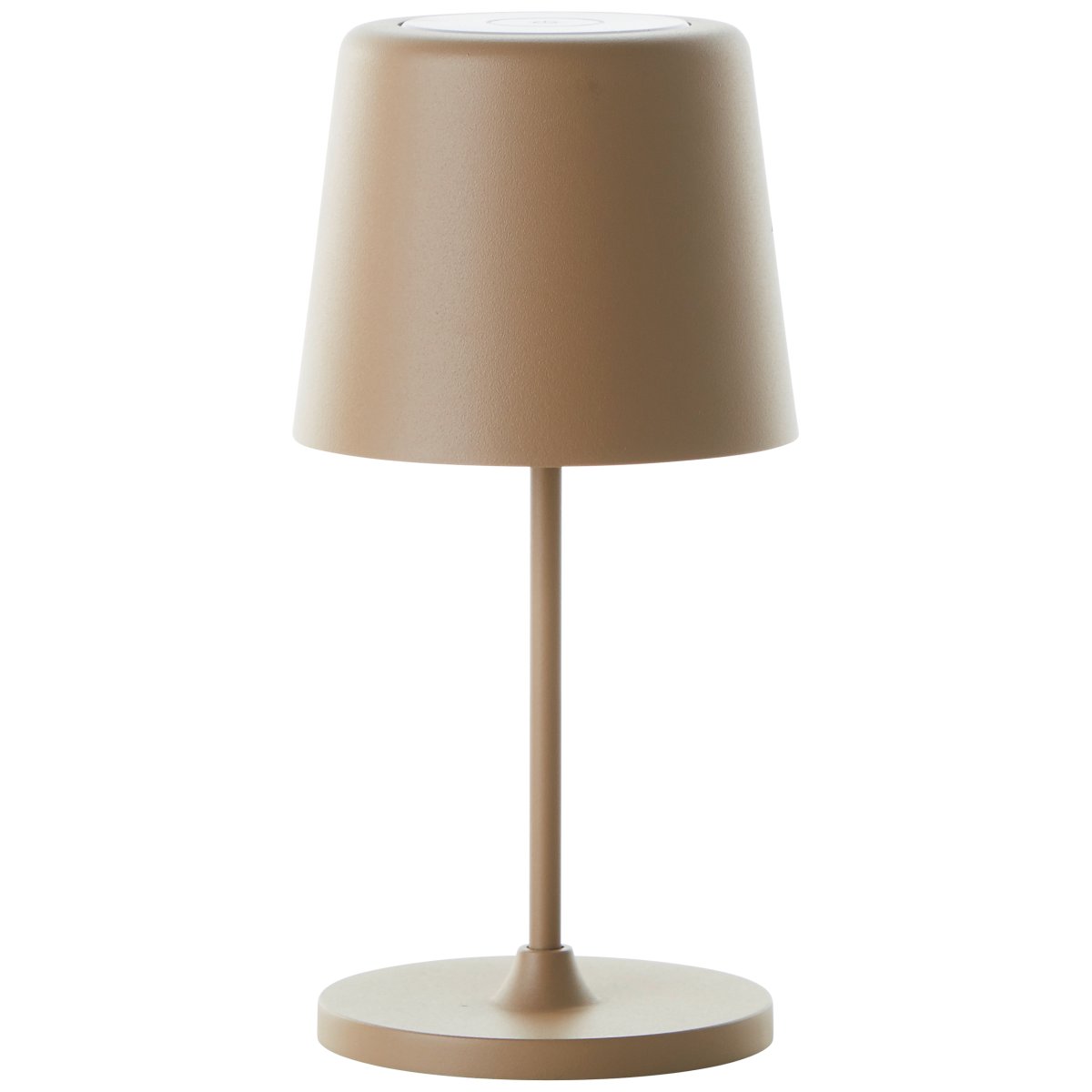 Kaami 37cm Capuchino mate portátil De Brilliant - La l&aacute;mpara de mesa dispone de un regulador t&aacute;ctil y ofrece una agradable luz blanca c&aacute;lida (3000 K, 310 l&uacute;menes).
