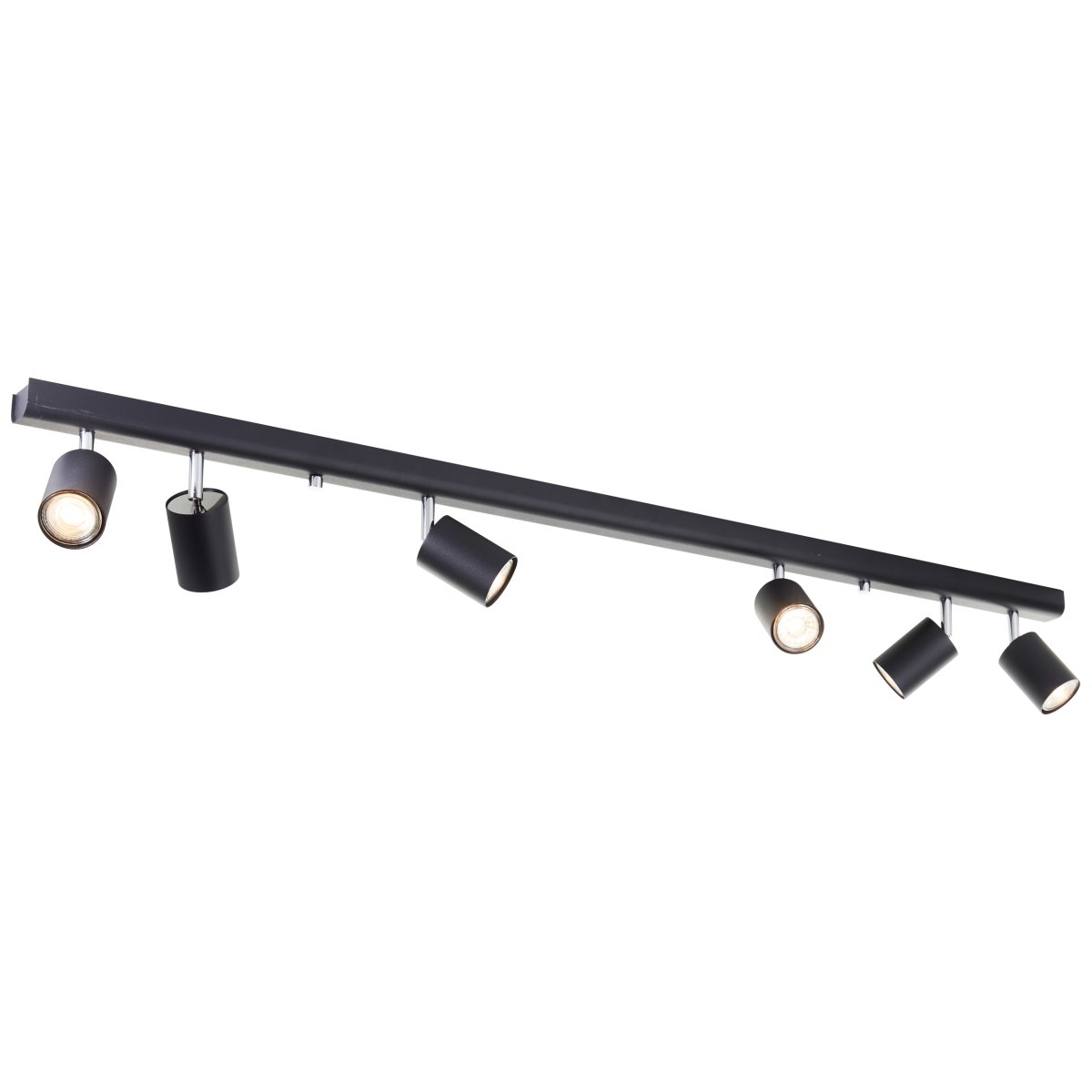 Different 6 Negro foco de techo De Brilliant - El foco de techo Different de 6 brazos ofrece una solución de iluminación flexible que le permite dirigir fácilmente la luz hacia donde se necesita.