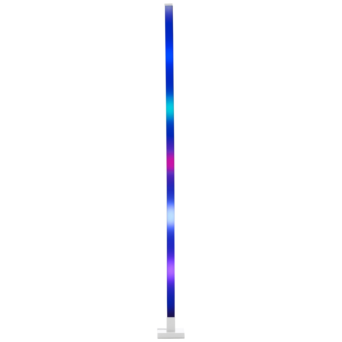 Neele Blanco lámpara de pie De Brilliant - La lámpara de pie LED Neele con iluminación RGB crea un juego de luz dinámico que se puede adaptar a diferentes estados de ánimo y combinaciones de colores.