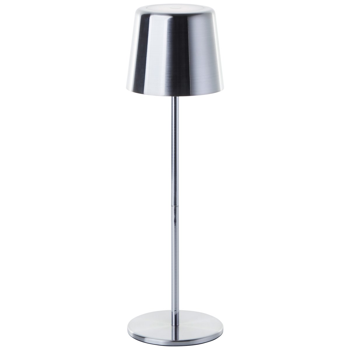 Xaana 37cm Níquel portátil De Brilliant - La l&aacute;mpara es de alta calidad y tiene un grado de protecci&oacute;n IP44, lo que la convierte en una compa&ntilde;era confiable en el jard&iacute;n, en el balc&oacute;n o en la terraza.