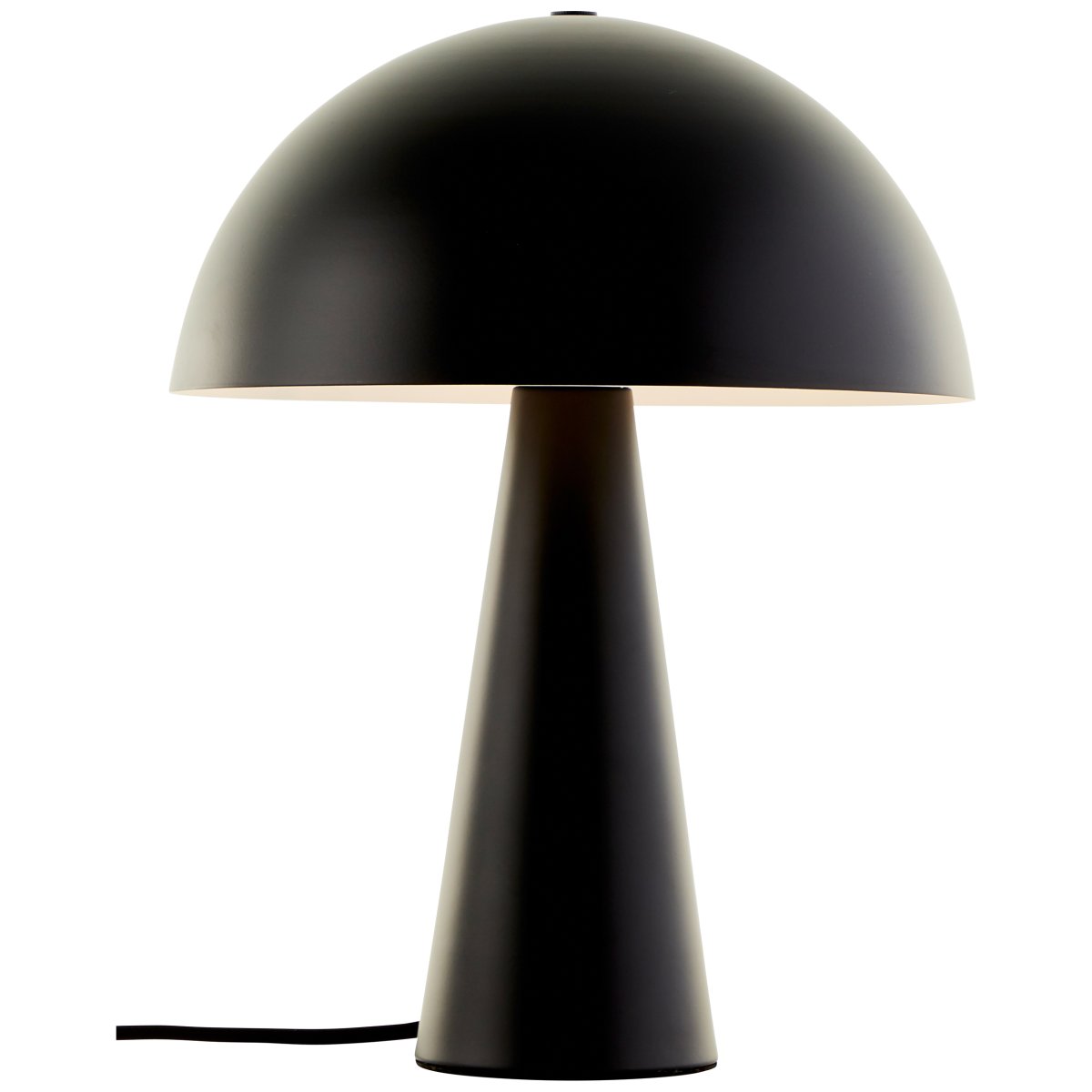 Sigrun 33cm Negro lámpara de mesa De Brilliant - La l&aacute;mpara de mesa Sigrun es una l&aacute;mpara elegante y moderna fabricada en metal con acabado negro.
