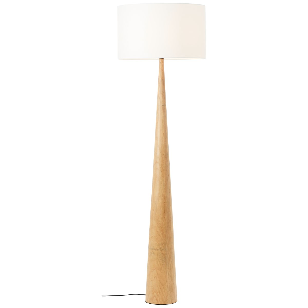 Kirou Madera lámpara de pie De Brilliant - La lámpara de pie Kirou es una solución de iluminación elegante y moderna realizada en madera, metal y textil.