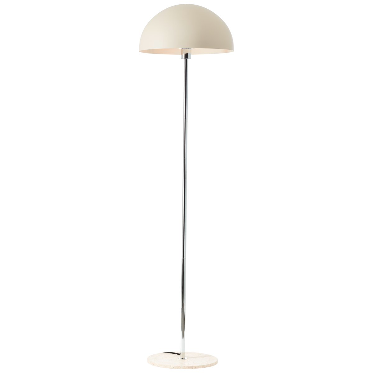 Lillian Beige lámpara de pie De Brilliant - La lámpara es fácil de instalar y se convertirá rápidamente en un elemento decorativo de su hogar.