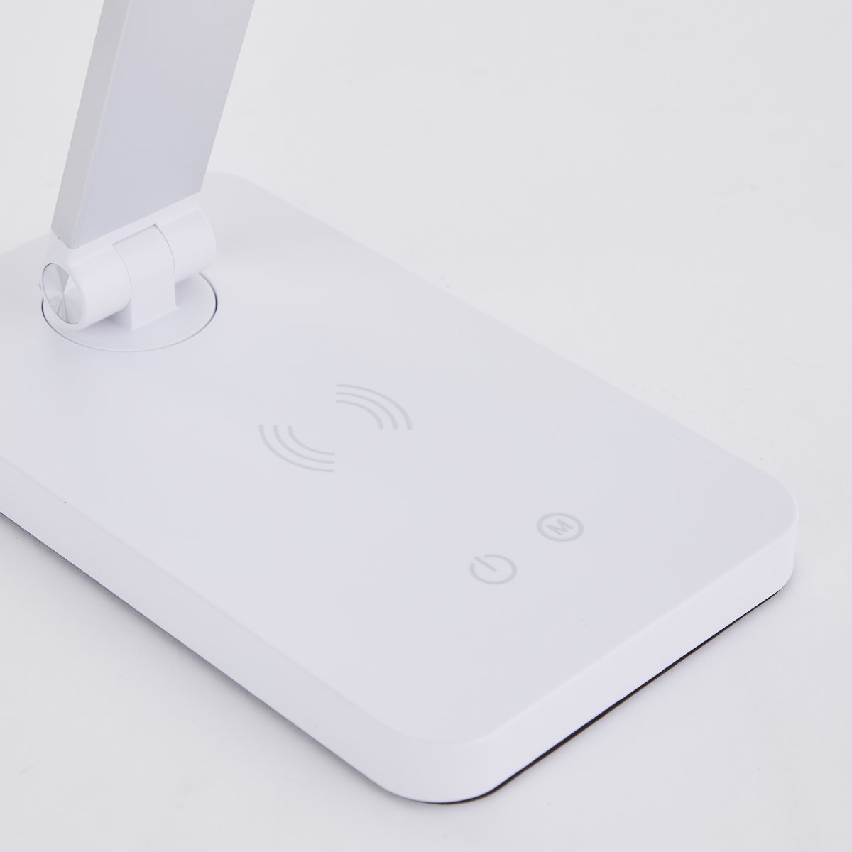 Florence 38cm Blanco lámpara de escritorio De Brilliant - La luz cuenta con un regulador táctil de 3 etapas para controlar el brillo y ofrece luz blanca cálida y diurna.