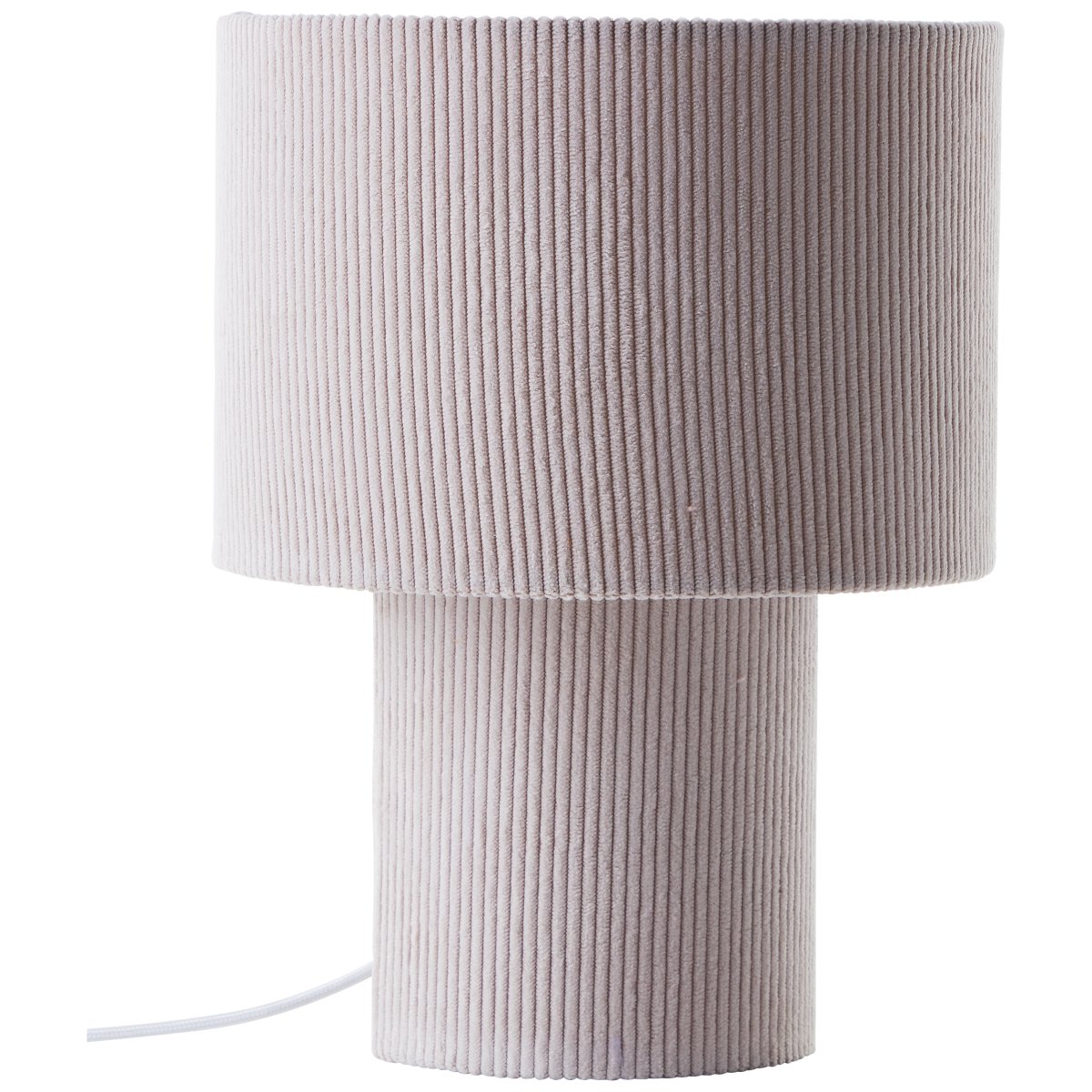 Tony 30cm Beige lámpara de mesa De Brilliant - Con su combinaci&oacute;n de colores neutros, se combina con todos los estilos de interiores y crea una atm&oacute;sfera c&aacute;lida de inspiraci&oacute;n retro.