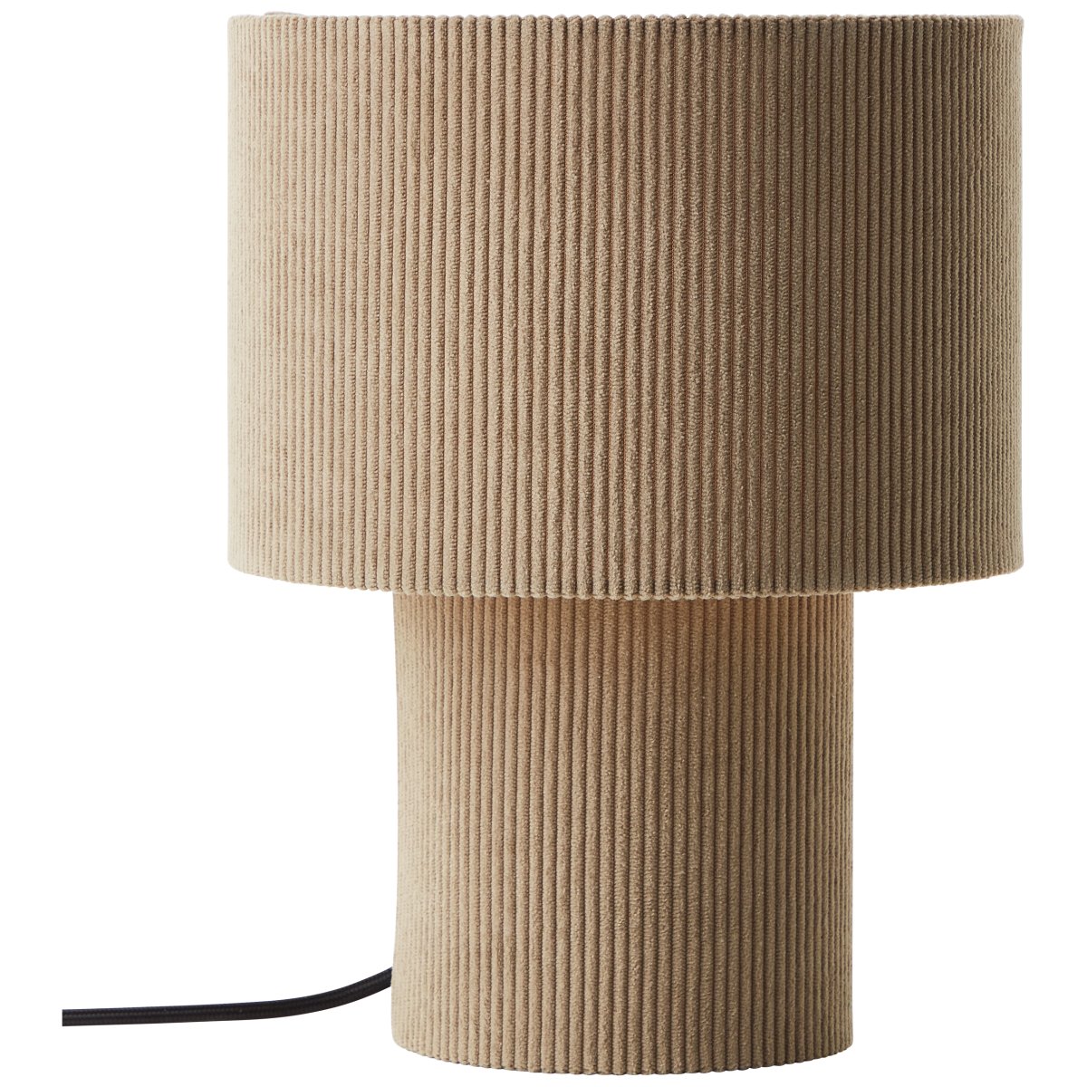 Tony 30cm Marrón lámpara de mesa De Brilliant - Con su combinaci&oacute;n de colores neutros, se combina con todos los estilos de interiores y crea una atm&oacute;sfera c&aacute;lida de inspiraci&oacute;n retro.