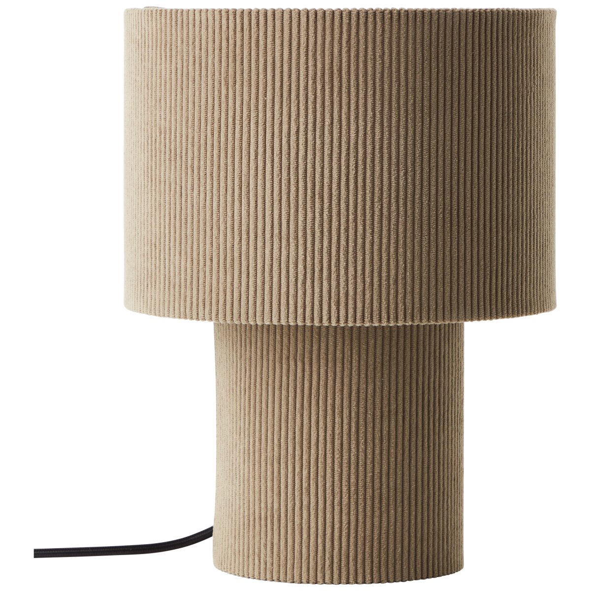 Tony 30cm Marrón lámpara de mesa De Brilliant - Con su combinaci&oacute;n de colores neutros, se combina con todos los estilos de interiores y crea una atm&oacute;sfera c&aacute;lida de inspiraci&oacute;n retro.