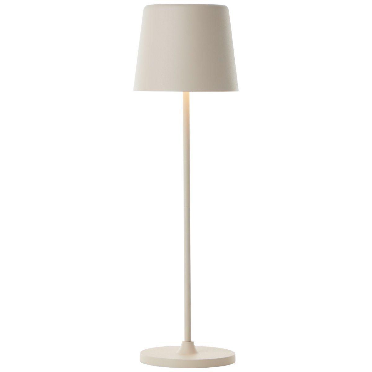 Kaami 37cm Beige portátil De Brilliant - La l&aacute;mpara de mesa dispone de un regulador t&aacute;ctil y ofrece una agradable luz blanca c&aacute;lida (3000 K, 310 l&uacute;menes).