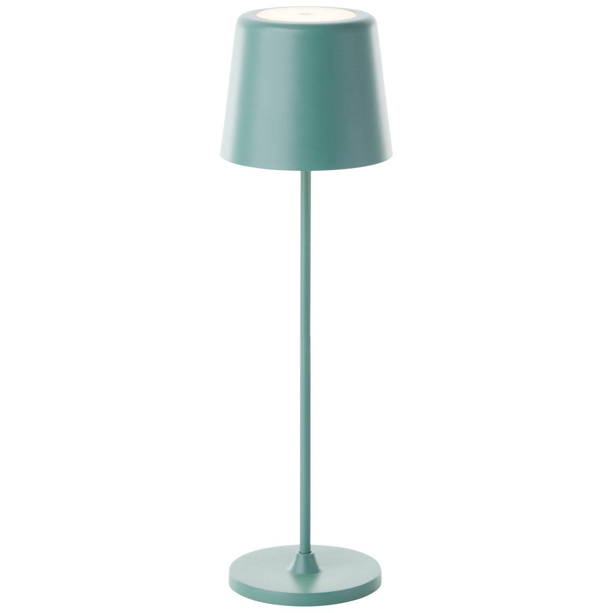Kaami 37cm Verde portátil De Brilliant - La l&aacute;mpara de mesa dispone de un regulador t&aacute;ctil y ofrece una agradable luz blanca c&aacute;lida (3000 K, 310 l&uacute;menes).