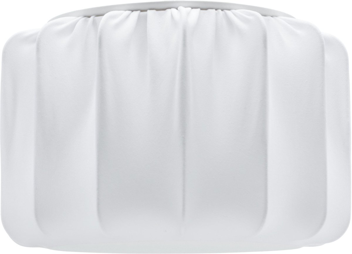Iris Ø30 Blanco plafón De PR Home - Iris Plafond es parte de una serie de pantallas de l&aacute;mparas de varios tama&ntilde;os y formas, revestidas con tejido de jersey blanco.