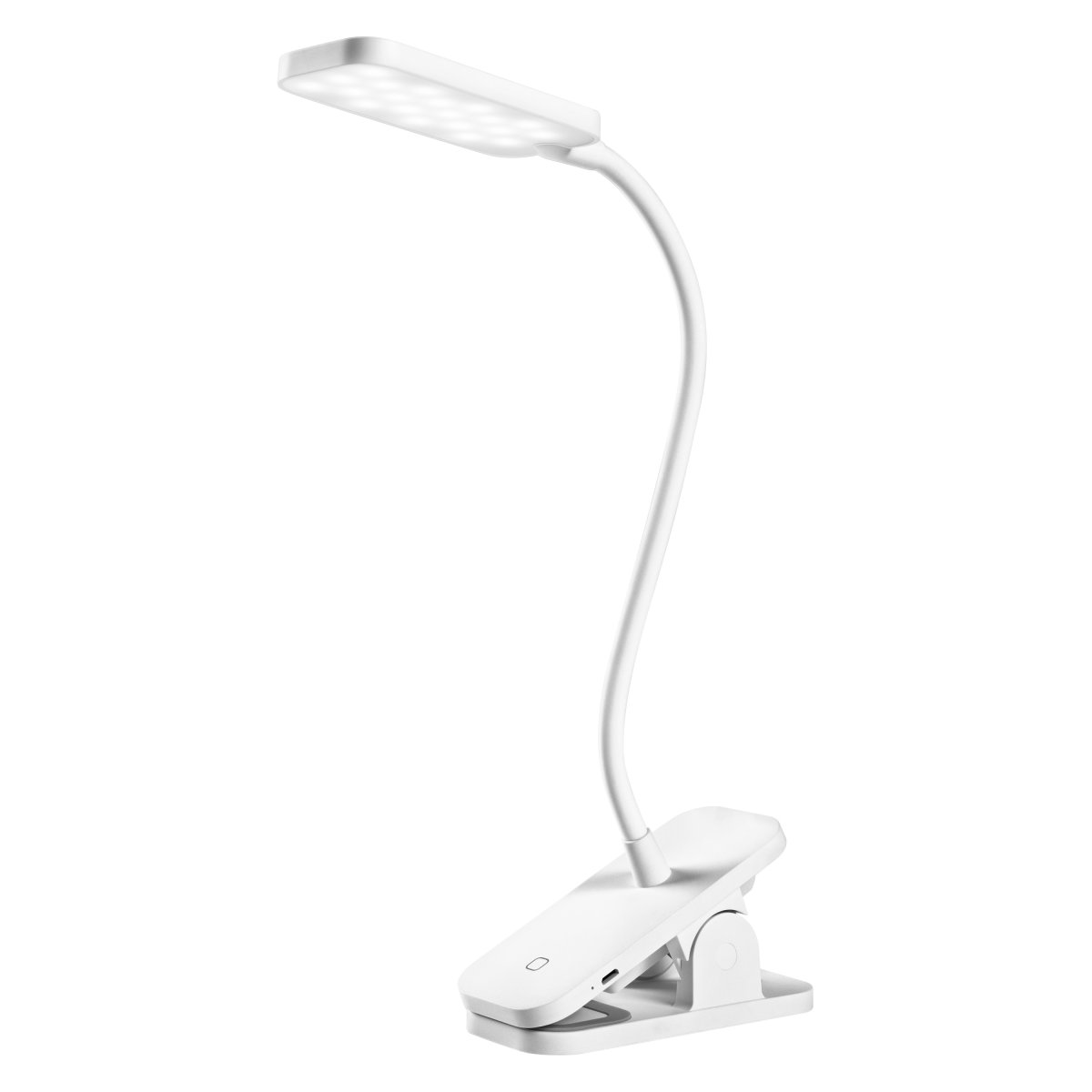 Panan Clip Blanco lámpara de pinza De - Utöver det är lampan dimbar med touchsensorn på klämman vilket gör Panan mångsidig.