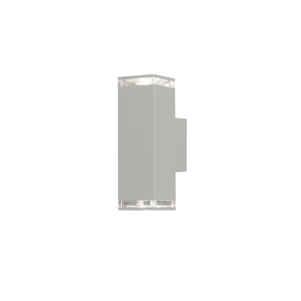Pollux Blanco lámpara de exterior De Konstsmide - Cree una solución de iluminación elegante y moderna en su fachada con este aplique de pared blanco que brilla tanto hacia arriba como hacia abajo.