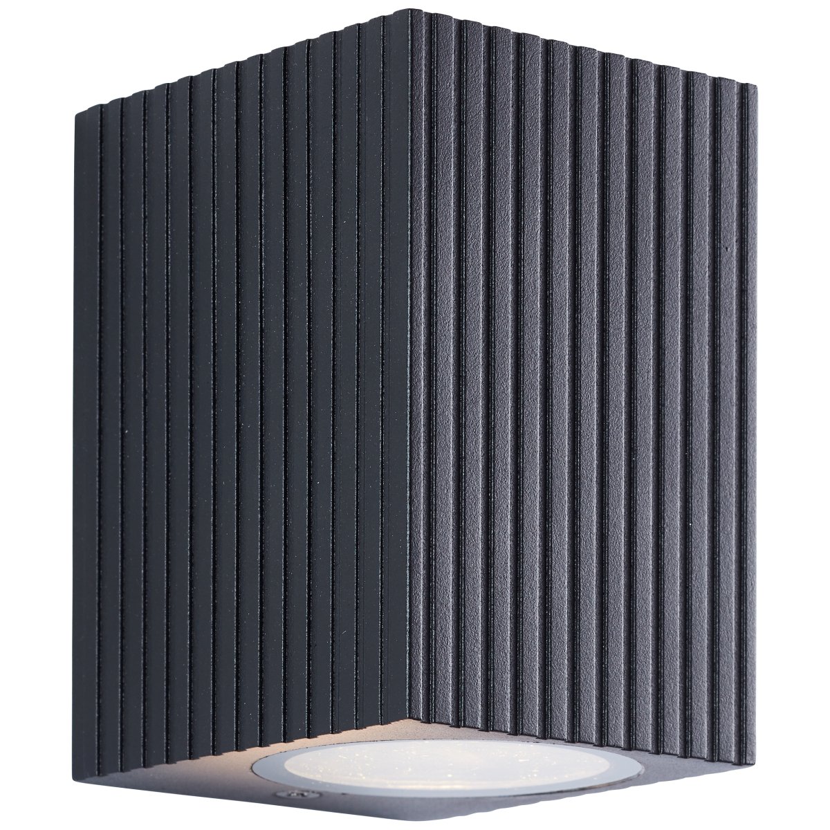 Jelani Negro lámpara de exterior De Brilliant - Jelani es una elegante lámpara de fachada que combina un diseño moderno con una iluminación funcional.