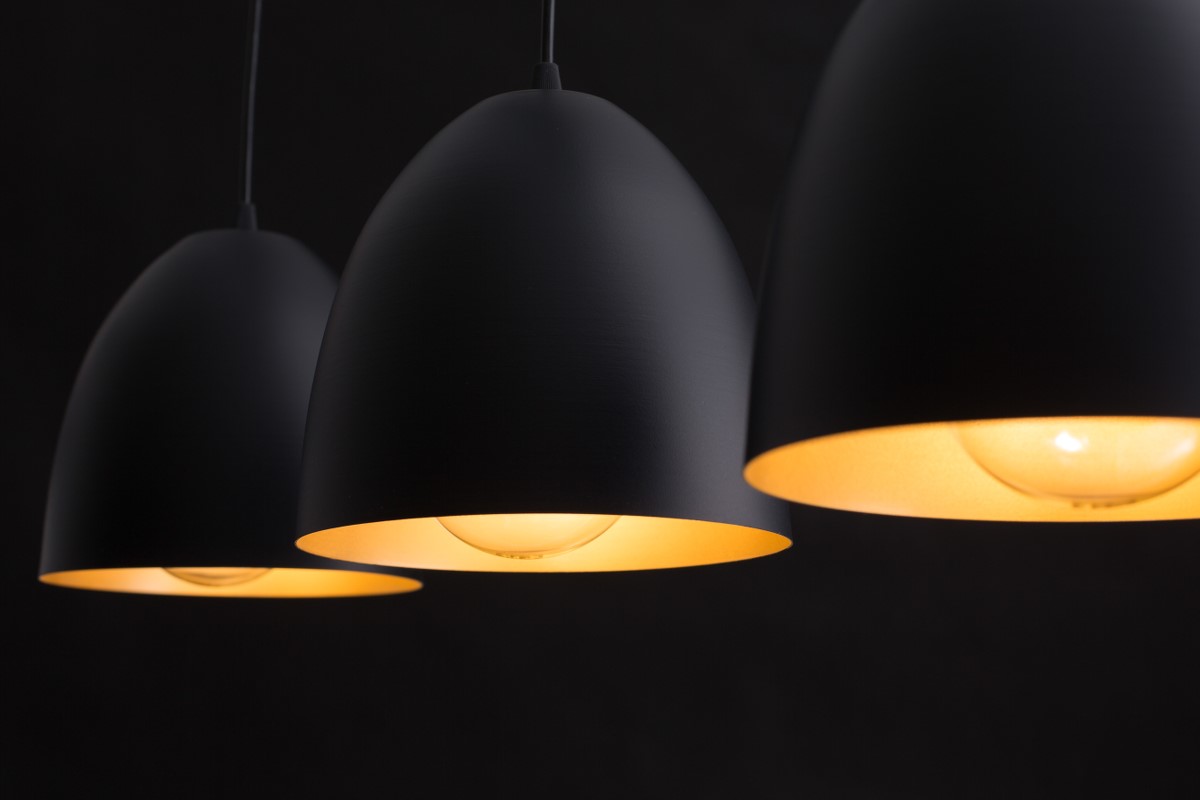 Lenox 70cm Negro Lámpas de techo De Emibig Lighting - Ilumina óptimamente el interior y es un bonito y decorativo detalle en tu hogar.