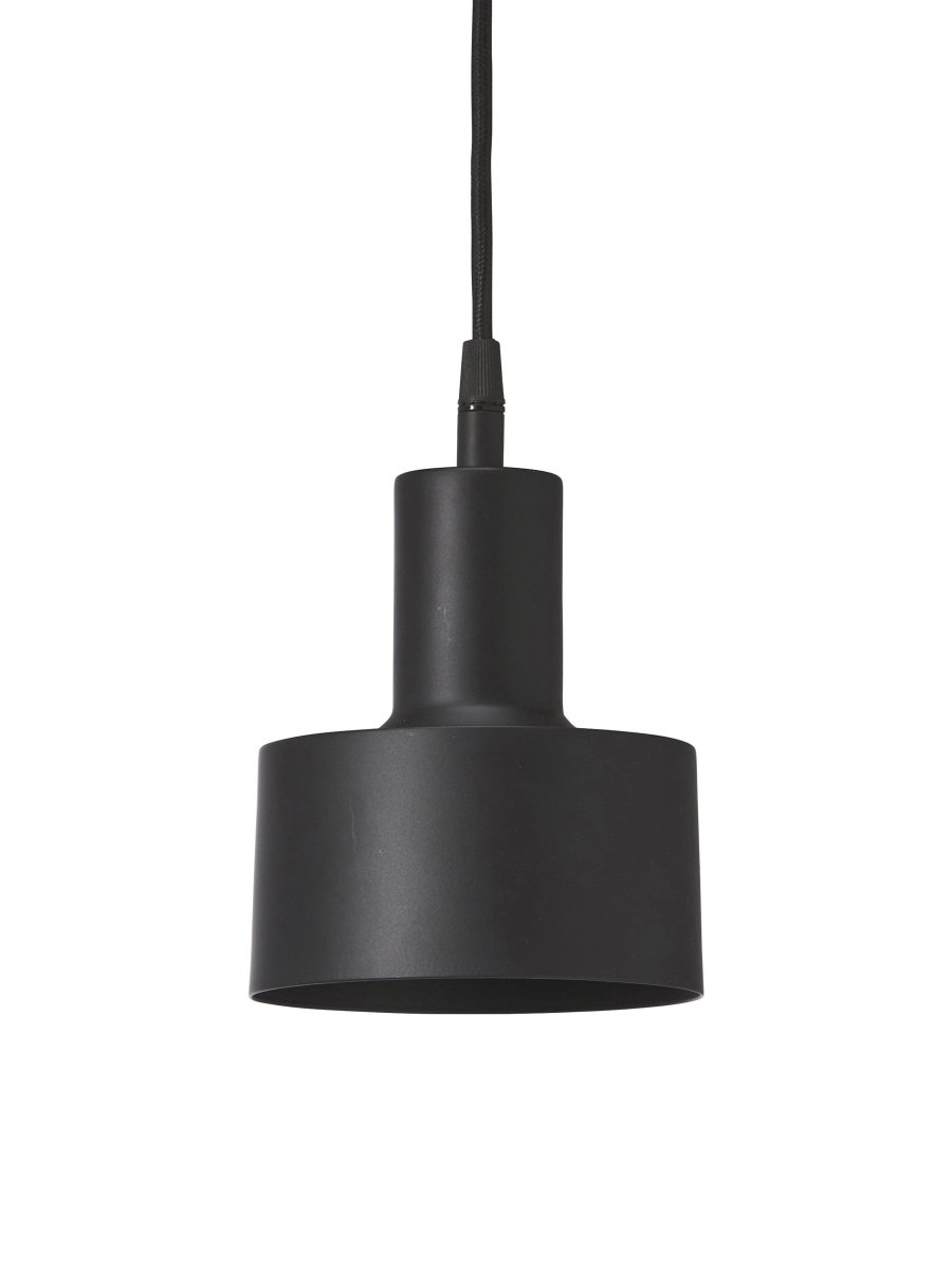 Solo Ø13 Negro lámpara de ventana De PR Home - Cable textil negro de 3,5 metros, soporte para colgar y enchufe de pared.