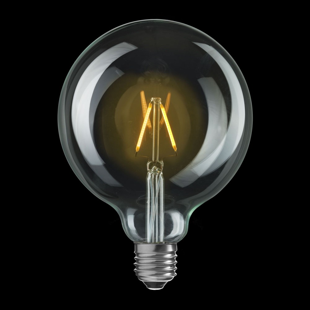 Imagen ampliada de E27 Globo 0,8W 2200K Transparente De Unison - Esta fuente de luz de bajo consumo proporciona una luz de inspiraci&oacute;n retro con un bajo consumo de energ&iacute;a, lo que la convierte en una opci&oacute;n elegante para cualquier habitaci&oacute;n.