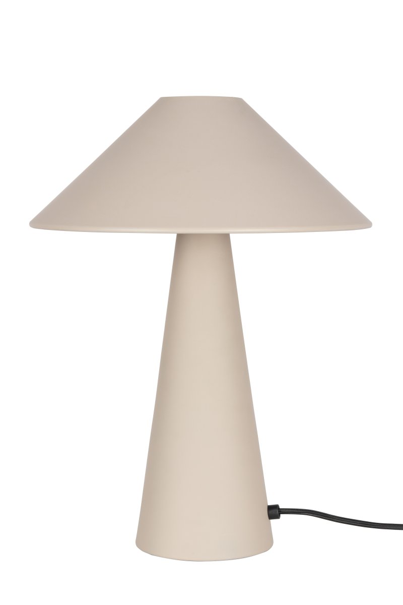 Cannes 40cm Beige lámpara de mesa De Globen Lighting - Cannes se basa en un equilibrio de formas geom&eacute;tricas con un dise&ntilde;o minimalista y elegante que se adapta a diversos ambientes.