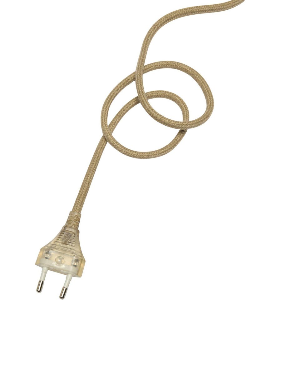 Ester Ø24 Azul lámpara de ventana De PR Home - La l&aacute;mpara incluye un cable textil color lino de 3,5 m de largo y un enchufe.