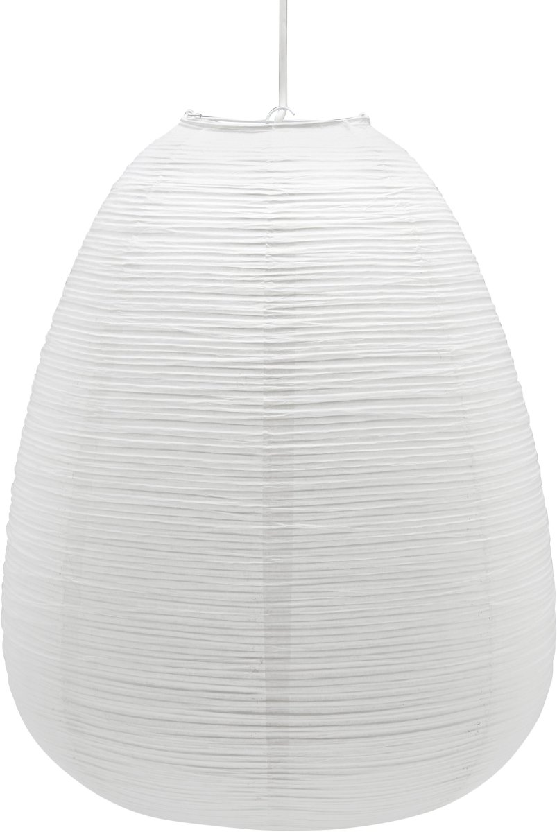 Maki Pantalla Ø43 Excl. Colgante Blanco Lámpas de techo De PR Home - Maki hecho con colador de papel de arroz con alambre de metal denso e irregular que crea un hermoso patr&oacute;n.