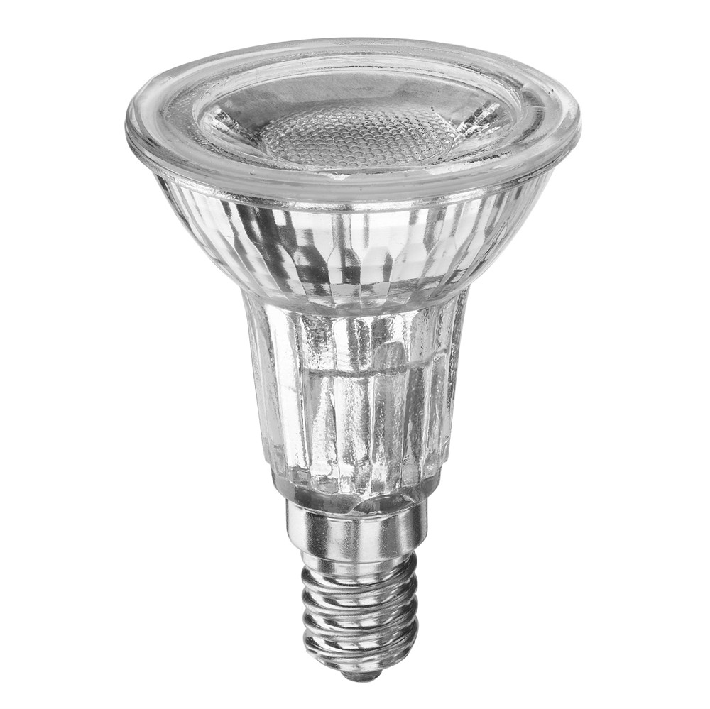 E14 LED PAR16 5W 2700K Regulable Transparente De Unison - LED PAR16 E14 5W es una potente fuente de luz que proporciona una luz c&aacute;lida de 2700 K y un flujo luminoso de 340 l&uacute;menes.