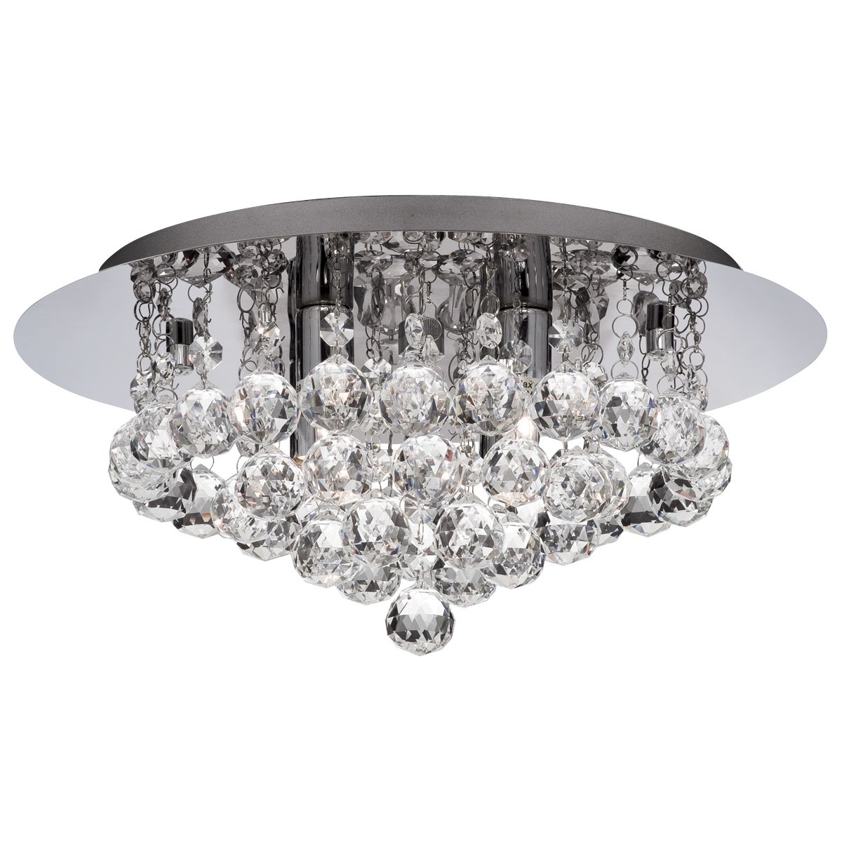 Hanna Ø35 Cromo lámpara de baño De Searchlight - Convierta esta l&aacute;mpara en un elemento destacado y radiante en su ba&ntilde;o, combinando funcionalidad y estilo.
