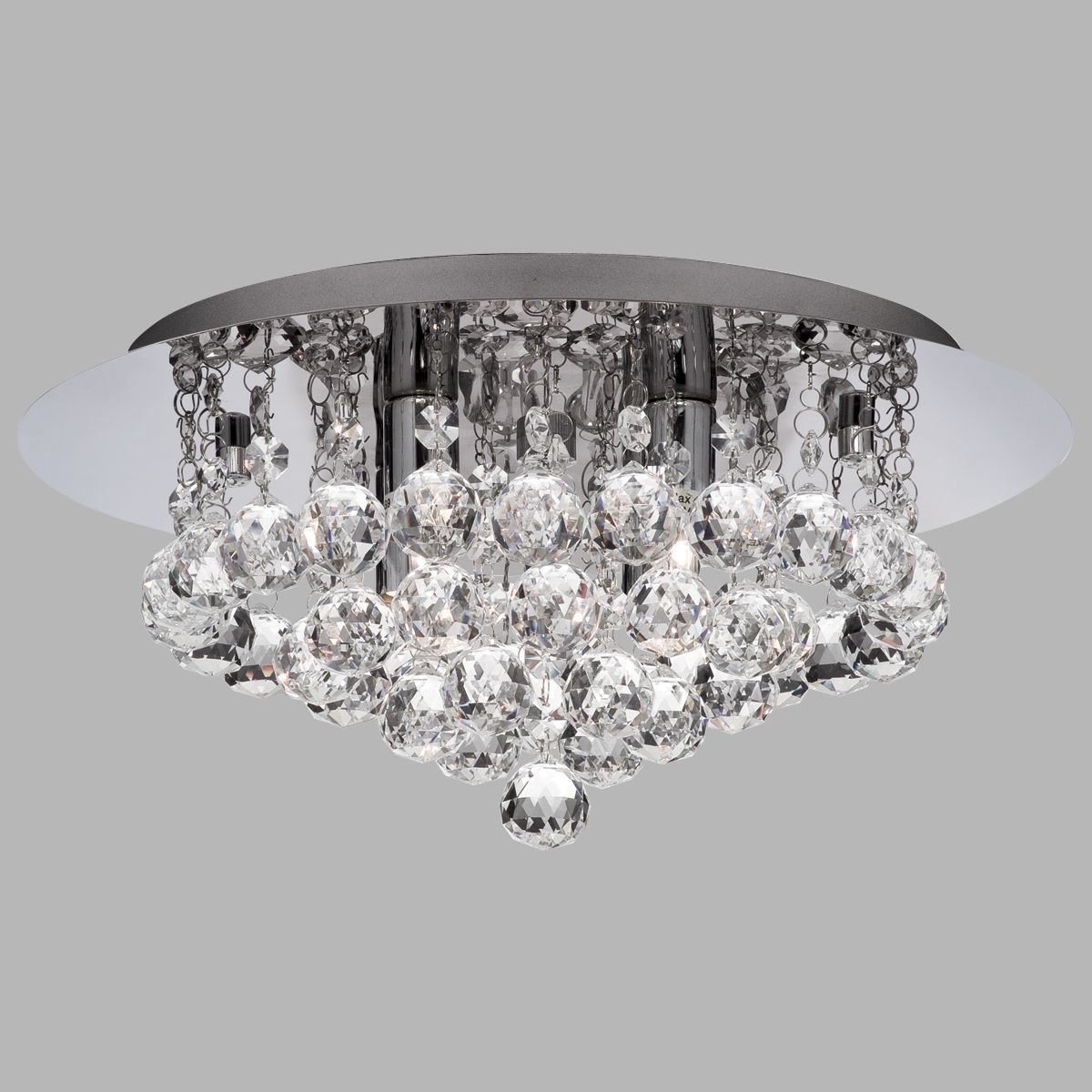 Hanna Ø35 Cromo lámpara de baño De Searchlight - Convierta esta l&aacute;mpara en un elemento destacado y radiante en su ba&ntilde;o, combinando funcionalidad y estilo.