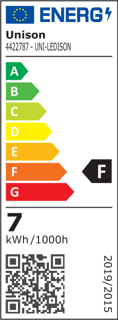 E27 normal sensor 7W 2200K Transparente De Unison - Con su luz c&aacute;lida y suave, esta fuente de luz es perfecta para instalaciones decorativas donde el estilo y la funci&oacute;n van de la mano.