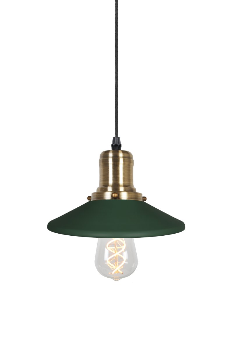 Disc Ø22 Verde lámpara de ventana De Globen Lighting - Disc es una encantadora lámpara de zapatero de principios de siglo.